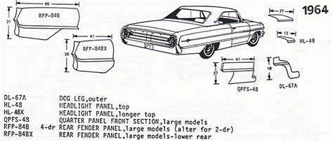 1964 ford galaxie sheet metal|Ford galaxie sheet metal.